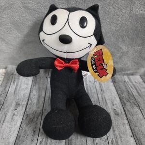 Felix the Cat 7" Plush Stuffed Animal Toy Chartoon Character